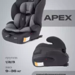 Автокресло RANT basic ZY27F "Apex" isofix (Grey) группа 1-2-3 (9-36 кг)