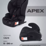 Автокресло RANT basic ZY27F "Apex" isofix (Black) группа 1-2-3 (9-36 кг)