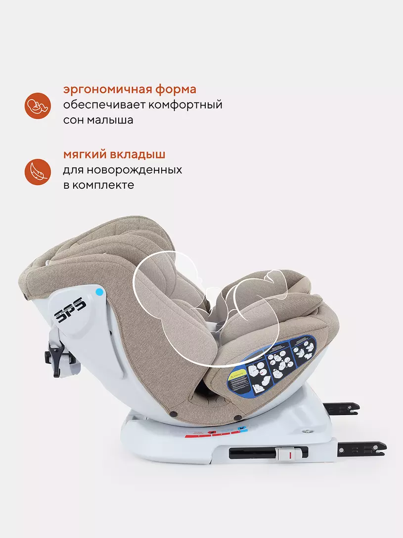 Автокресло RANT UB619 "NITRO" isofix Beige группа 0+-1-2-3 (0-36 кг) — изображение 5