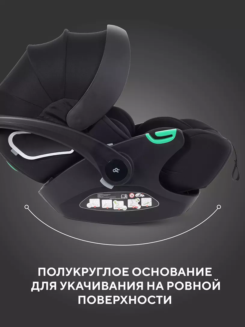 Автокресло RANT KBH602 "EVOMAX" Black (40-87см) — изображение 7