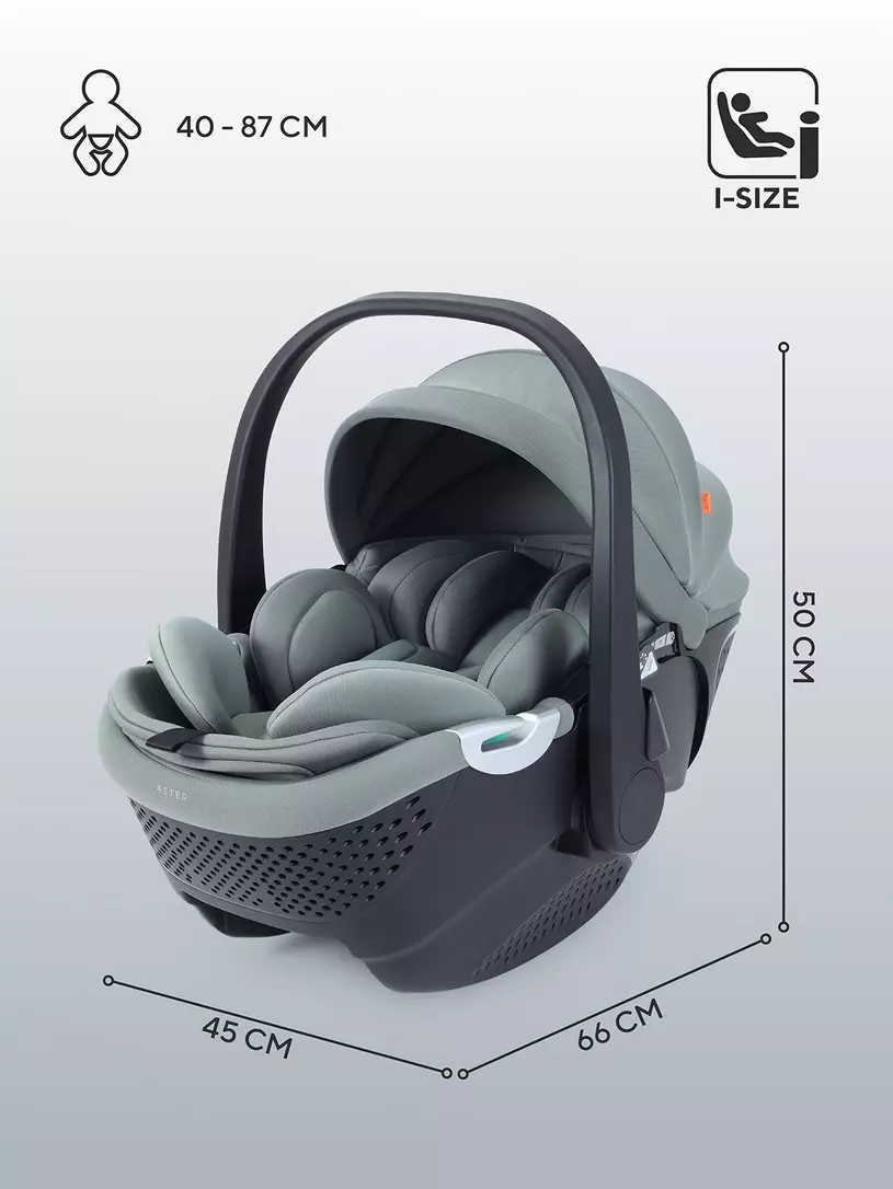 Автокресло RANT AY378 "ASTER zero" Olive (40-87см) — изображение 2