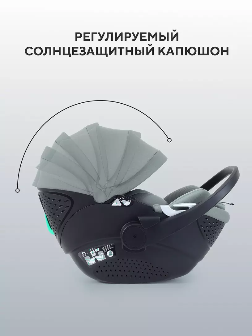 Автокресло RANT AY378 "ASTER zero" Olive (40-87см) — изображение 6