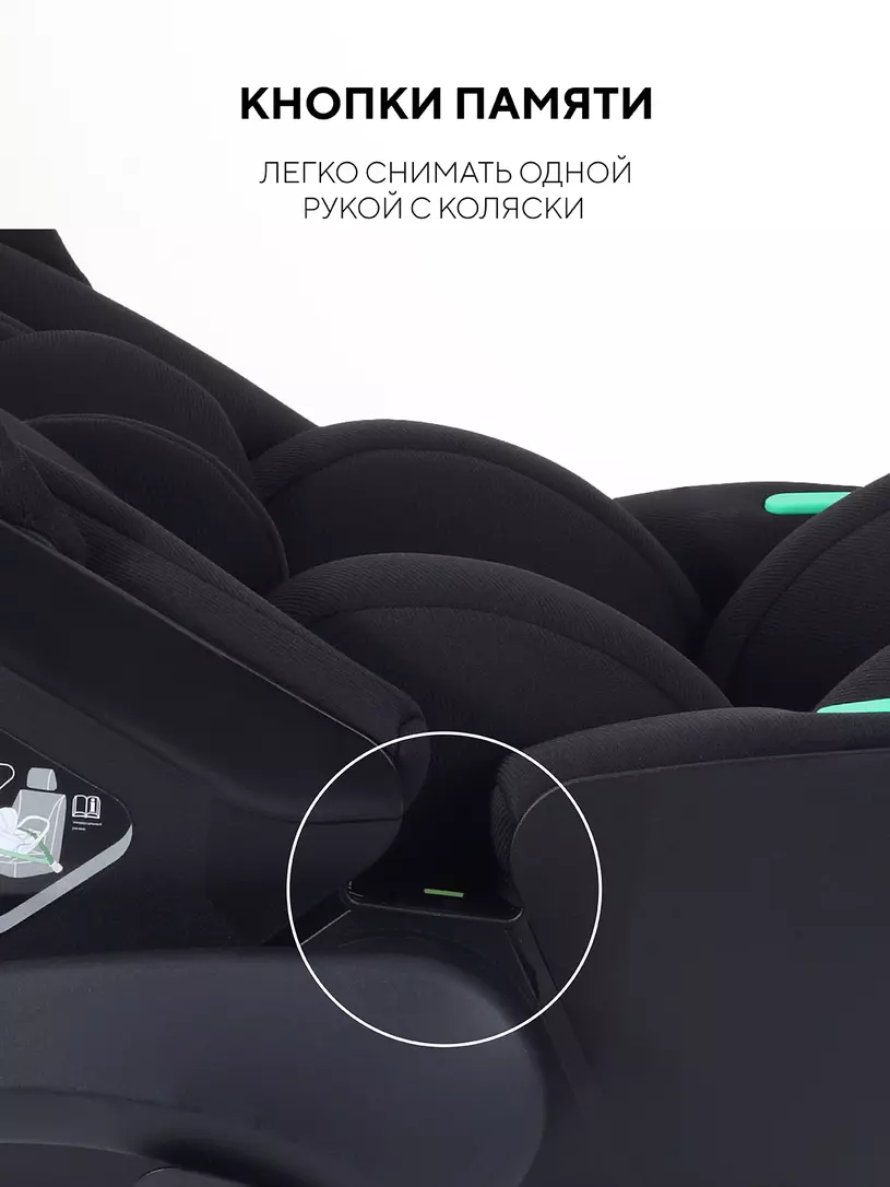 Автокресло RANT AY370 "MIRO" Black (40-87см) — изображение 8