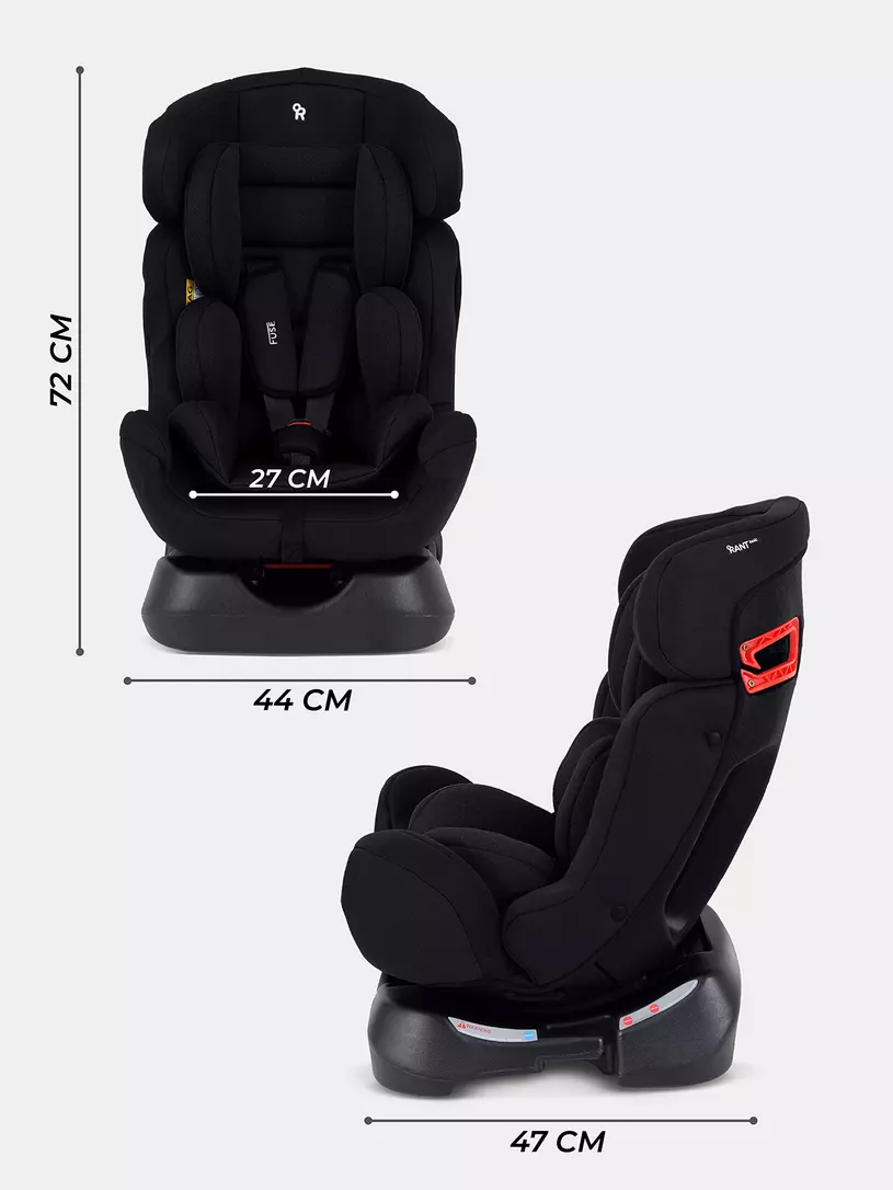 Автокресло RANT basic HB-08 "FUSE" (Black) группа 0+-1-2 (0-25 кг) — изображение 2