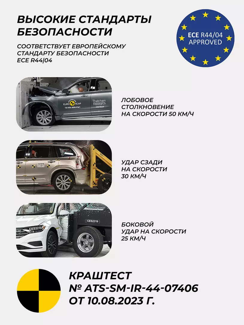 Автокресло RANT basic HB-08 "FUSE" (Black) группа 0+-1-2 (0-25 кг) — изображение 7