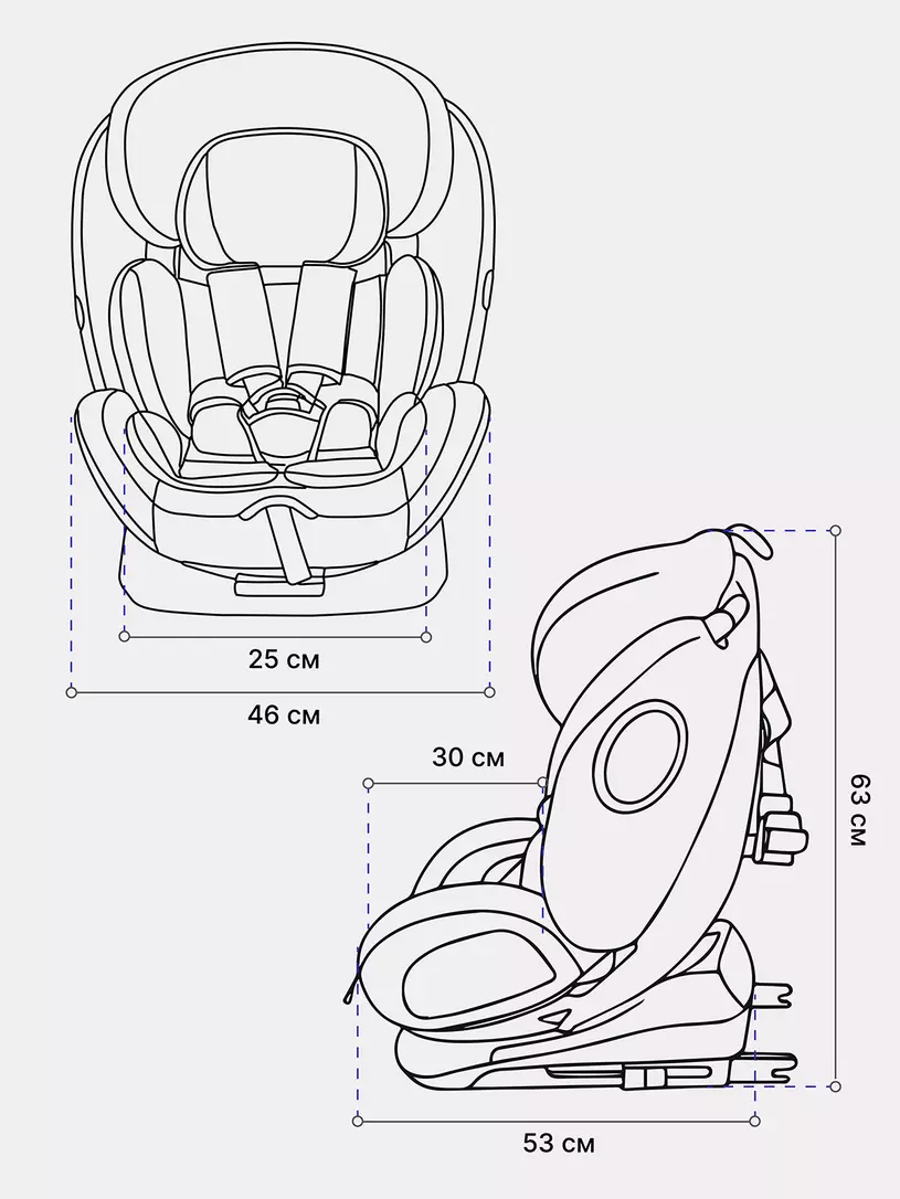 Автокресло RANT basic YC06 "Twist Next" isofix (Black) группа 0+-1-2-3 (0-36 кг) — изображение 2