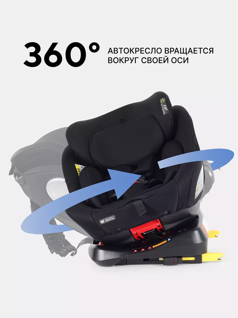 Автокресло RANT basic YC06 "Twist Next" isofix (Black) группа 0+-1-2-3 (0-36 кг) — изображение 4