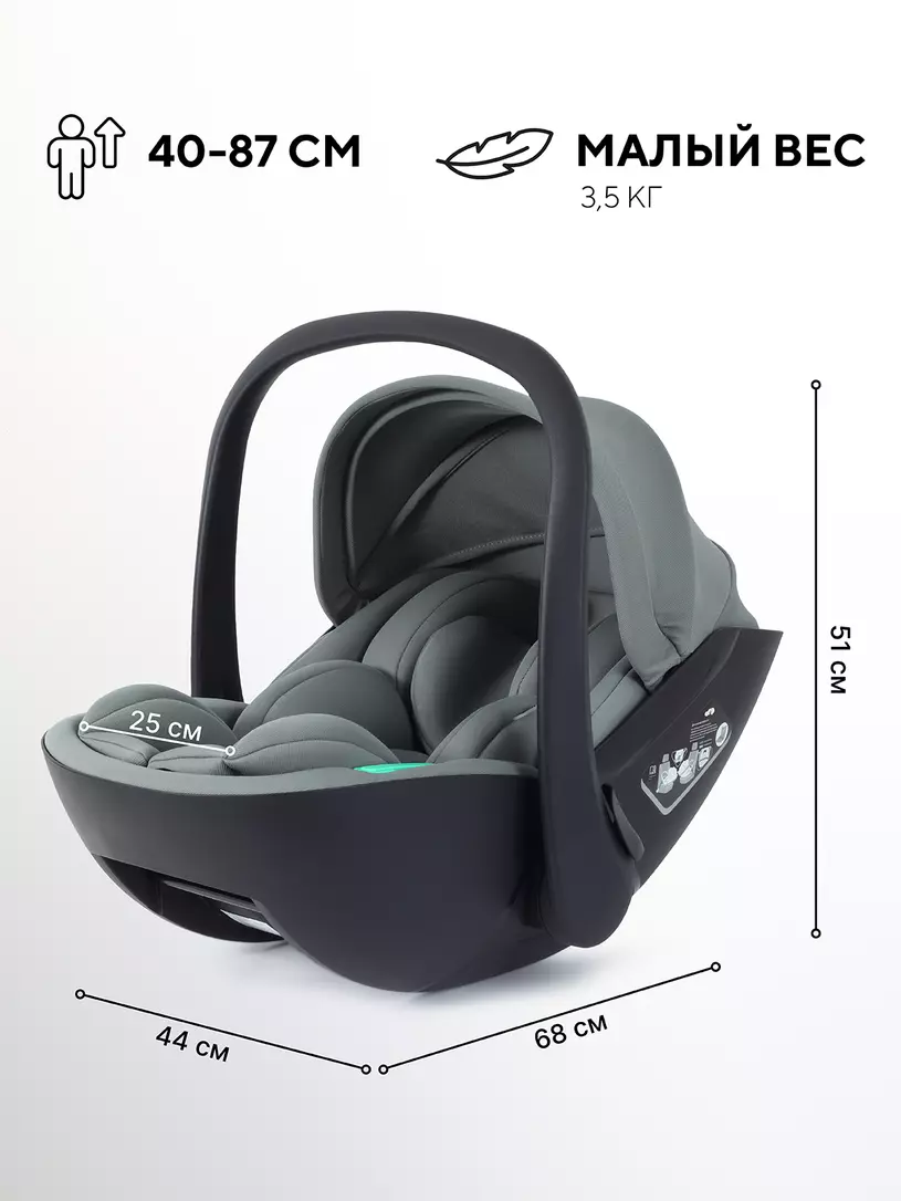 Автокресло RANT AY370 "MIRO" Olive (40-87см) — изображение 2