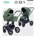 Коляска детская MOWBaby "ZOOM air" (2в1) MB086 Olive