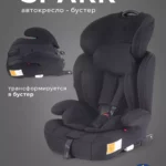 Автокресло RANT basic ZY12 "Spark Next Isofix" (Black) группа 1-2-3 (9-36 кг)