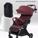 Коляска детская MOWBaby "ATOM" MB200 Cherry