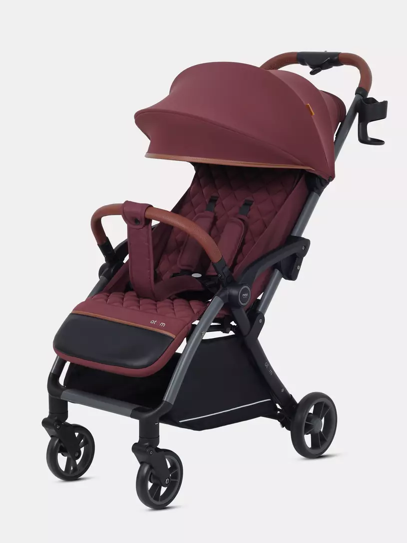 Коляска детская MOWBaby "ATOM" MB200 Cherry — изображение 8