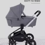 Коляска детская MOWBaby "ZOOM"PU (3в1) RA087 Silver Grey (2025)