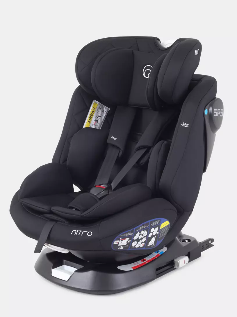 Автокресло RANT UB619 "NITRO" isofix Black группа 0+-1-2-3 (0-36 кг) — изображение 6