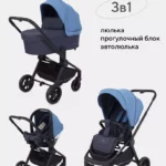 Коляска детская RANT basic "ENERGY" (3в1) RA092 Blue