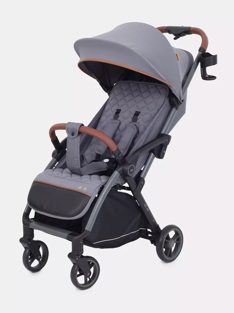 Коляска детская MOWBaby "ATOM" MB200 Grey — изображение 8