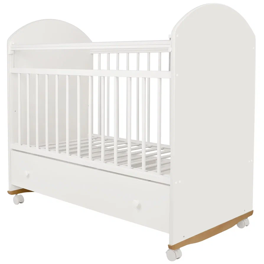 Кровать детская Indigo My Sleepy (фигур.спин., колесо-качалка, ящик) — изображение 4