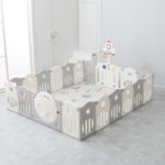 Манеж UNIX Kids Supreme Space / Премиальный 200x240 см серый